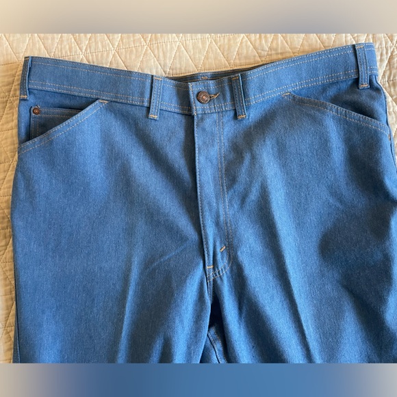 LEVI'S Orange Tab Vintage 70's Jeans WITH A SKOSH MORE COMFORT Size W40 L34 - Picture 3 of 9